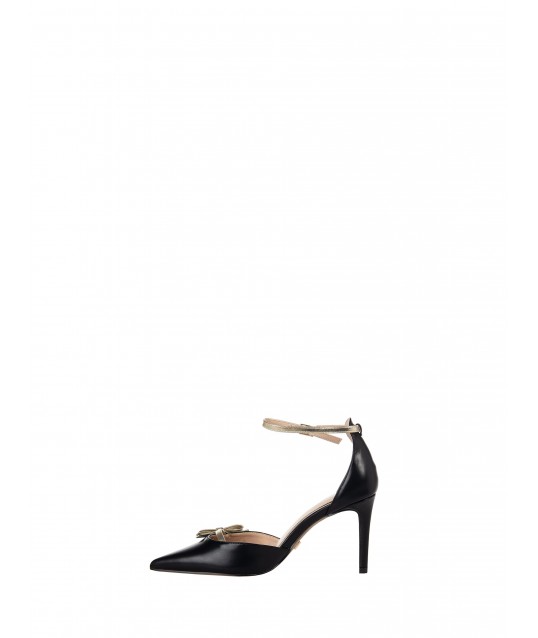Décolleté With Metallic Bow and Strap Rinascimento