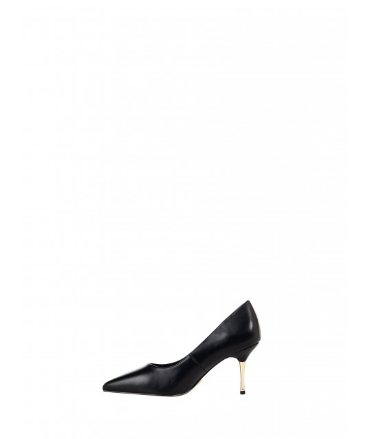 Escarpins à talons bas Or Rinascimento