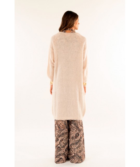 Cardigan Lungo Kontatto
