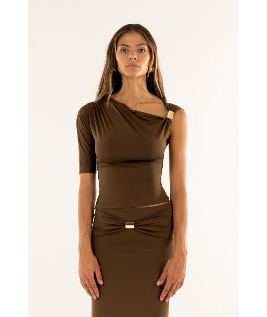 Blusa Asimmetrica Gioiello Kontatto