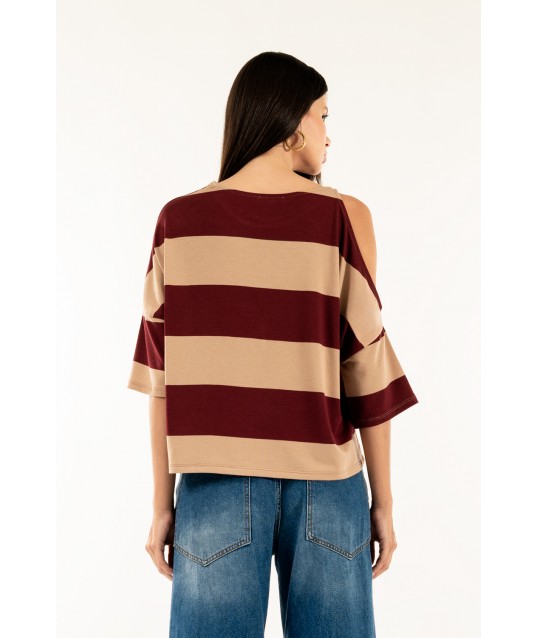 Blusa Mono Cut Out Riga Kontatto