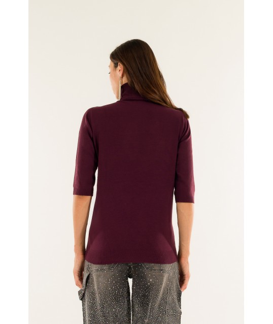 Kontatto Short Sleeve Turtleneck