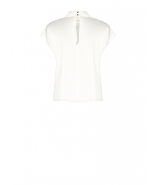 Blusa Dolcevita Ampia In Raso Rinascimento