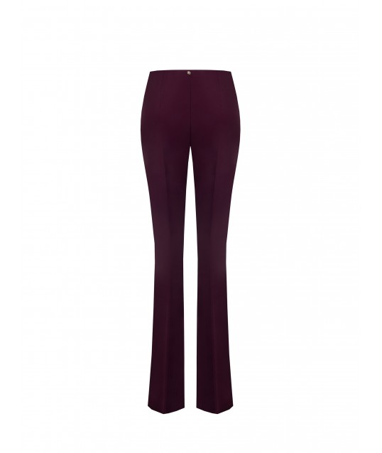 Satin Flared Trousers Rinascimento