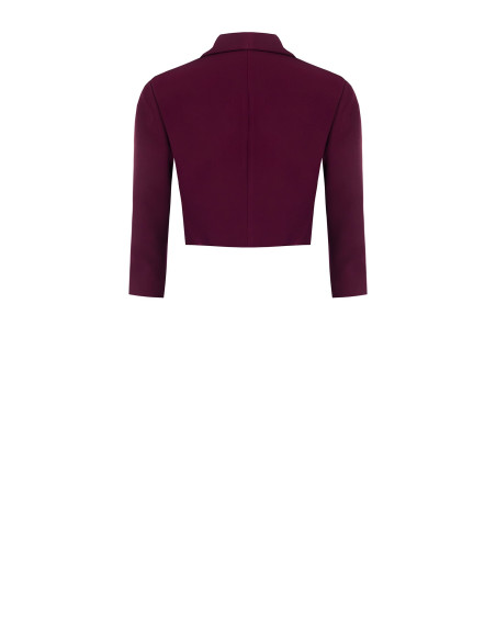 Rinascimento Technical Fabric Open Shrug Bolero - Vestiti Firmati L...
