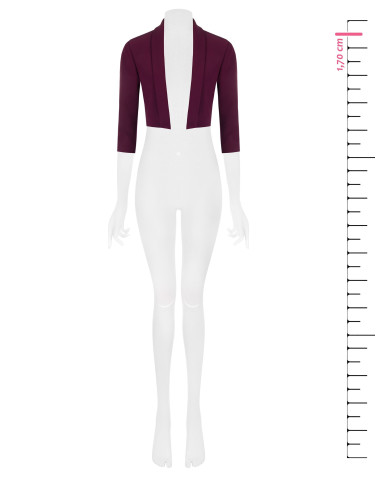 Rinascimento Technical Fabric Open Shrug Bolero - Vestiti Firmati L...