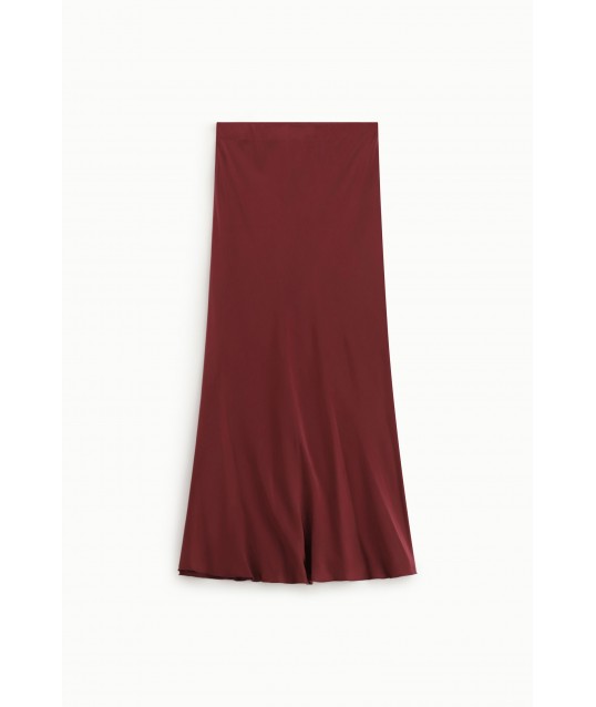 Flared Midi Skirt With Clean Cut Dixie