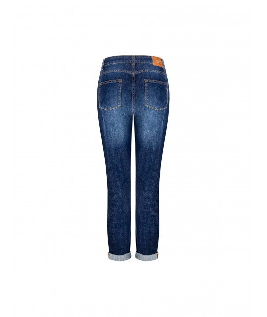 Jeans Skinny Con Risvolto Rinascimento