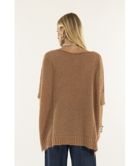 Scollo Barca Manica Corta Kontatto