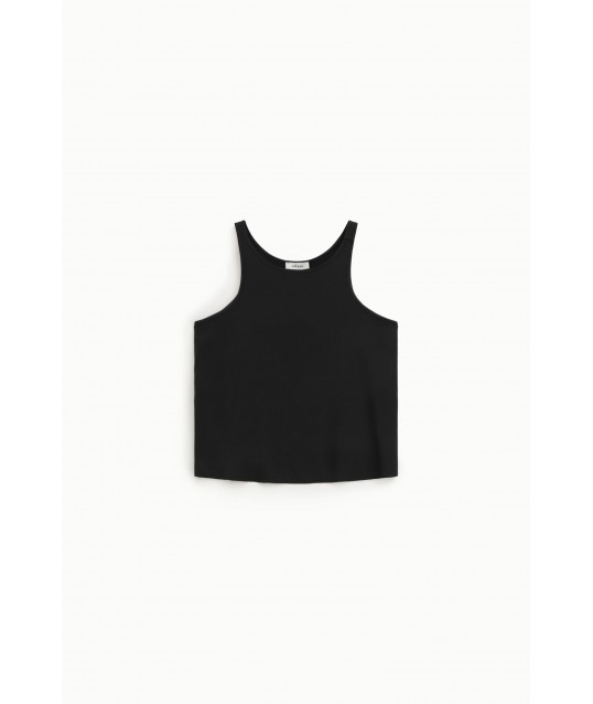 Top Cropped Scollo Arrotondato E Spalline Larghe Dixie