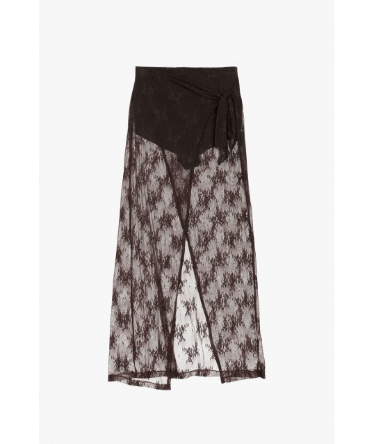 Gonna Lunga In Pizzo Con Nodo Frontale Dixie