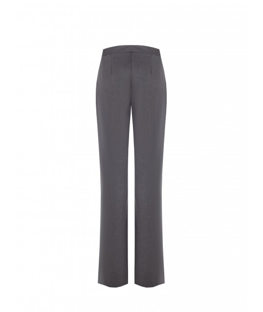 Polyviscose Palace Trousers With Pleats And Pockets Rinascimento