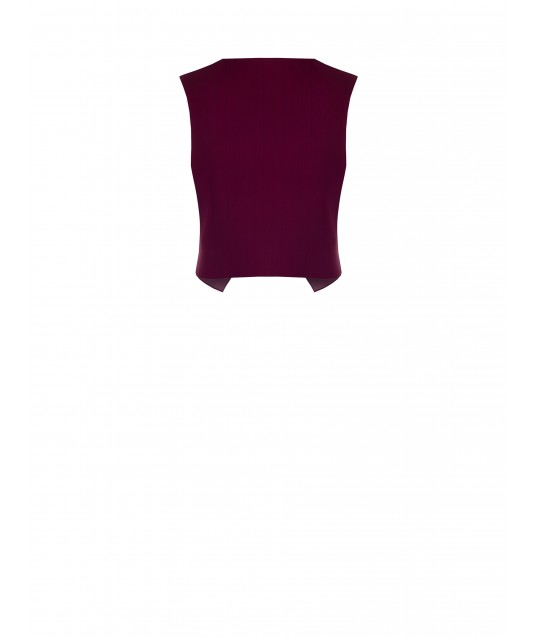 Gilet en tissu fluide Rinascimento