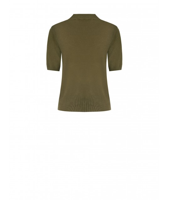 Turtleneck Sweater With Embroidered RR Logo Rinascimento