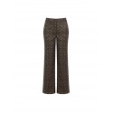 Straight Spotted Trousers With Pockets Rinascimento