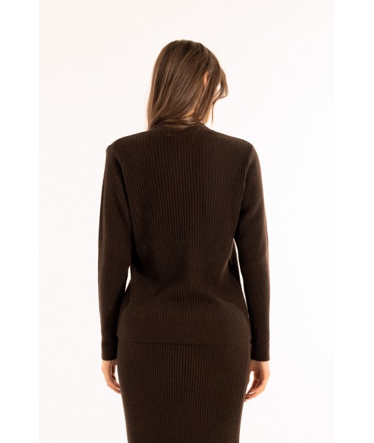 Kontatto Ribbed Cardigan