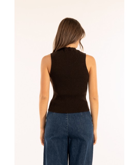 Kontatto - Débardeur côtelé