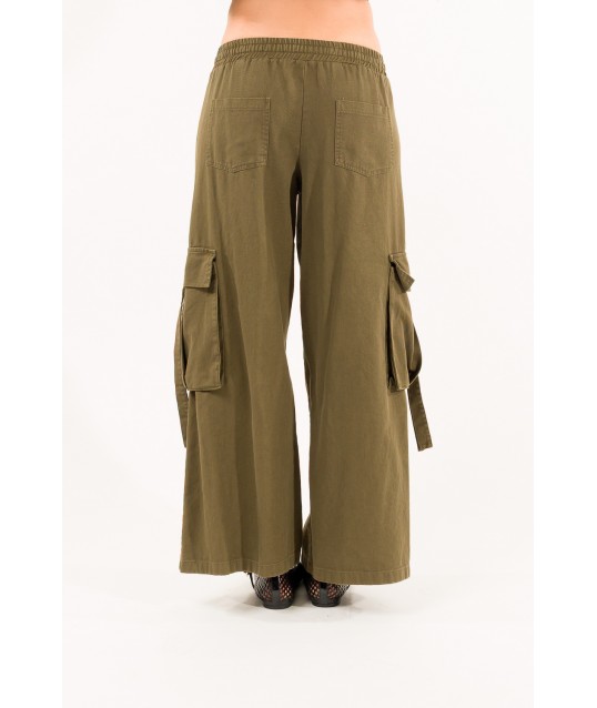 Pantalone Cargo Elastico Kontatto