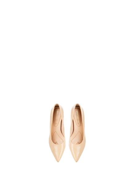 Gold Low-Cut Heels Rinascimento