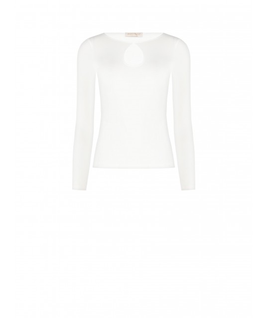 Top Aderente Con Cut-Out A Goccia Rinascimento