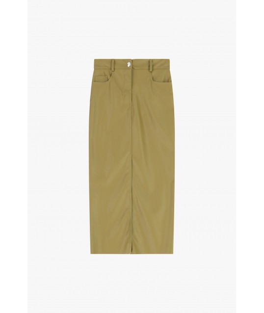 Jupe crayon avec poches et passants à la taille Dixie