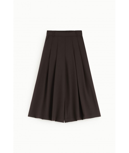 Dixie wide-leg palazzo trousers with front pleats