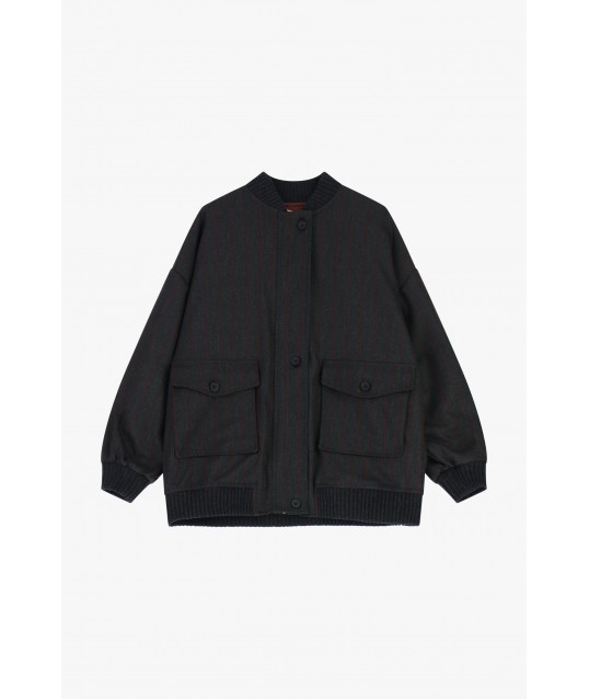 Blouson bombardier avec poches avant et poignets côtelés Dixie