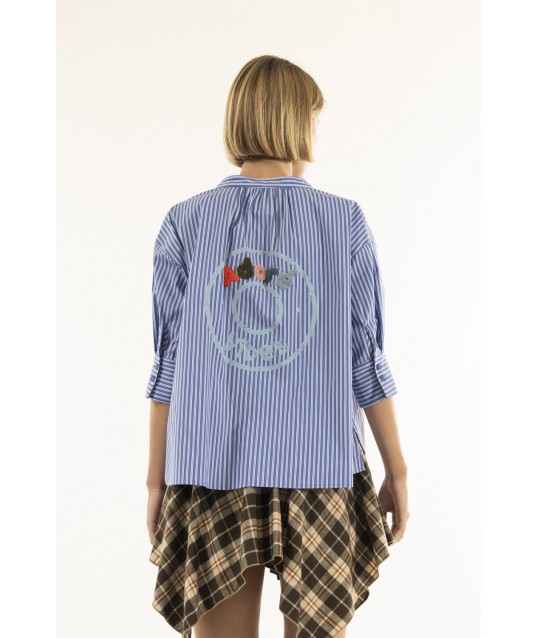 Kontatto Back Embroidery Shirt