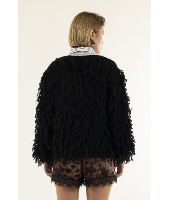 Kontatto Fur Stitch Jacket