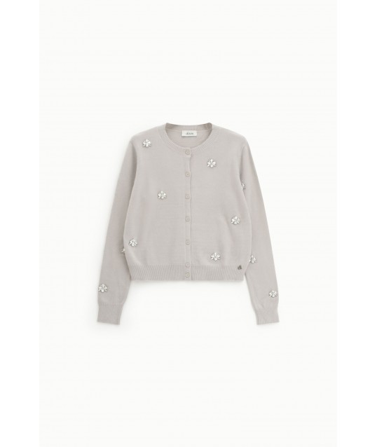 Cardigan With Floral Details Dixie