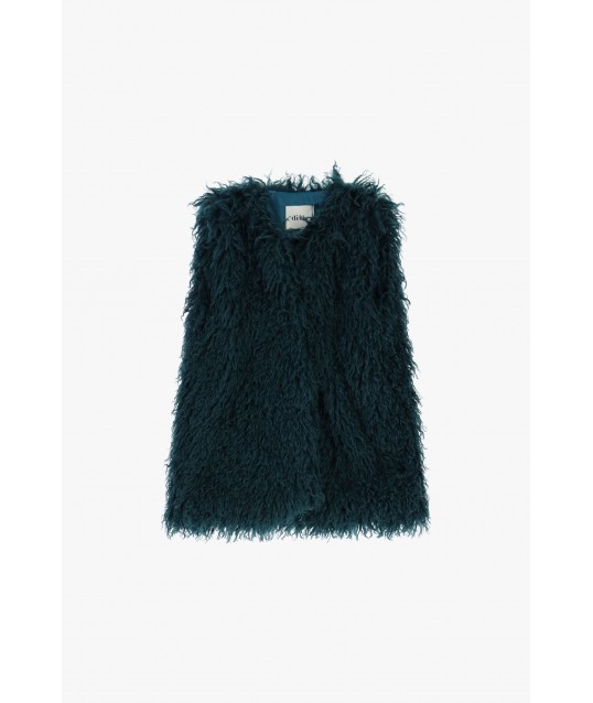Eco-Fur Gilet Con Vestibilità Regolare Dixie