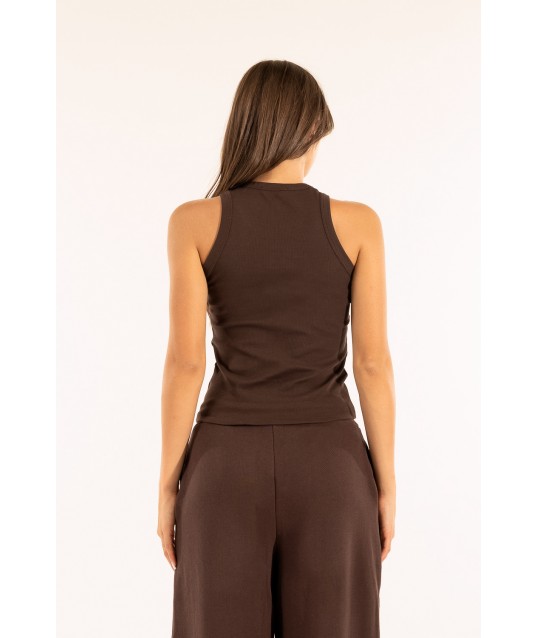 Kontatto Rhinestone Tank Top