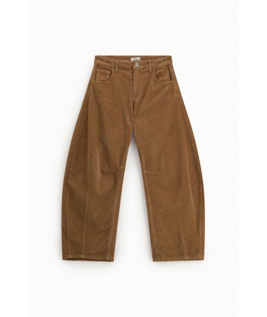 Pantalon Palace côtelé avec taille régulière et poches Dixie