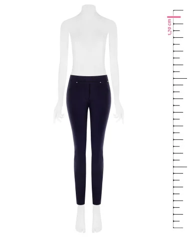 Skinny Elasticated Waistband Trousers Rinascimento