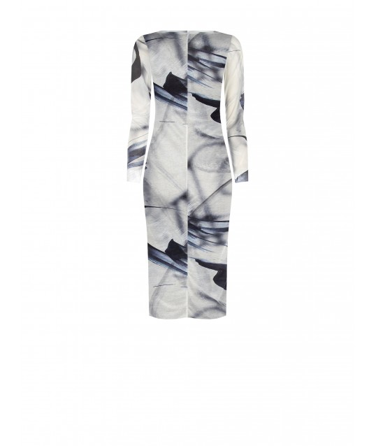 Rinascimento Glossy Knitted Midi Dress