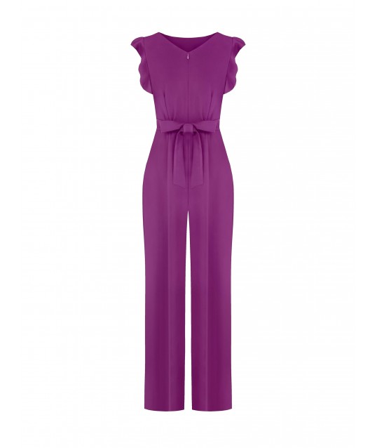 Fluid Palazzo Suit With Pockets Rinascimento