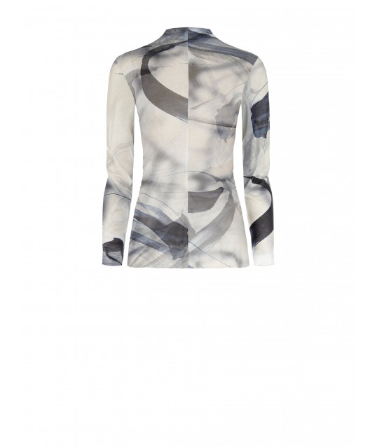 Top Dolcevita In Maglia Lucida Semitrasparente Rinascimento