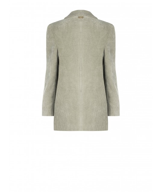 Giacca Blazer Over In Velluto A Coste Rinascimento