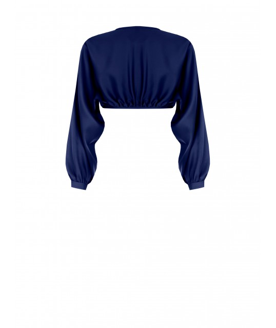 Coprispalle In Raso Con Maxi Maniche A Campana Rinascimento