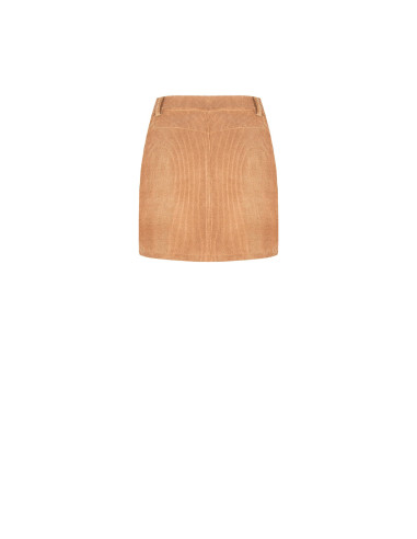 Corduroy Mini Skirt With Front Pockets Rinascimento