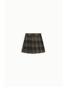 Dixie Plaid Plaid Short Skirt