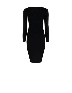 Robe fourreau midi en tricot avec empiècement en dentelle Rinascimento 2
