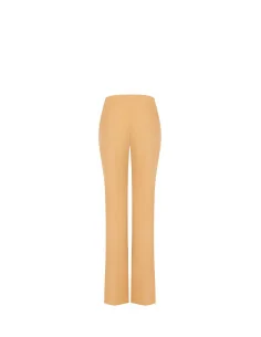 Pantalon palazzo en crêpe scuba avec fermeture éclair sur le côté Rinascimento 2