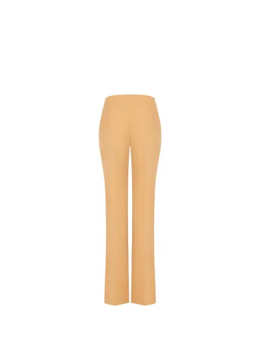 Palazzo Trousers In Scuba Crepe With Side Zip Rinascimento