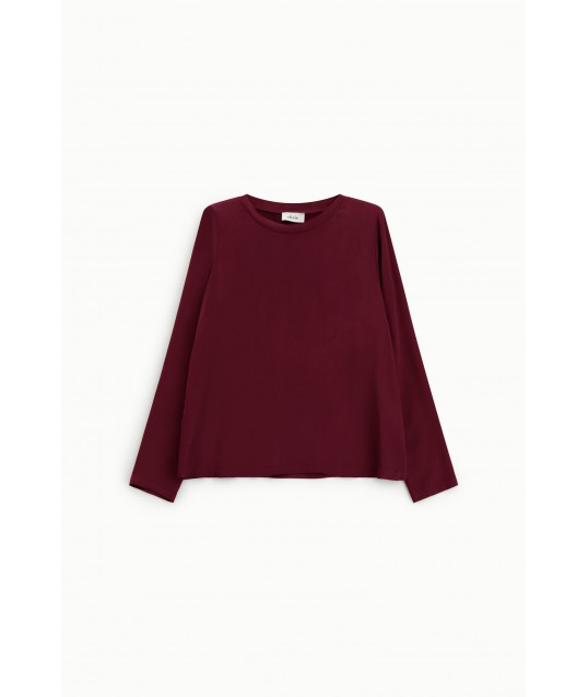 Dixie Round Neck Long Sleeve Top