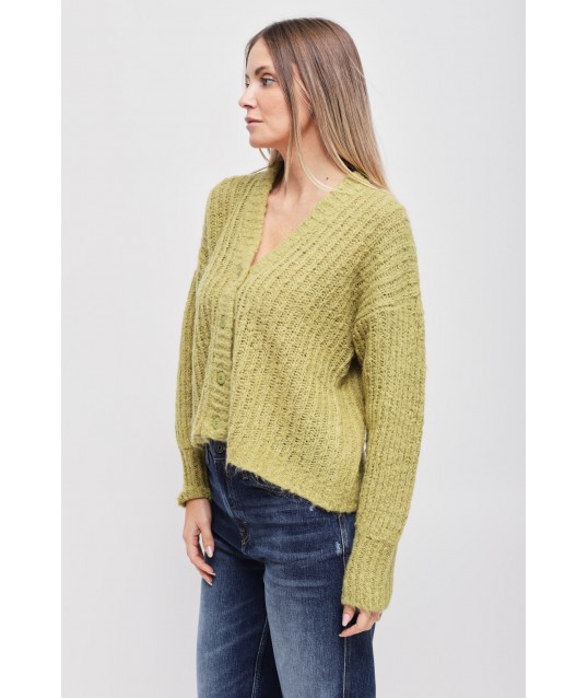 Cardigan en mohair avec boutons Maryley