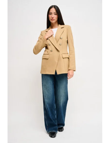 Maryley Cotton Double-breasted Jacket