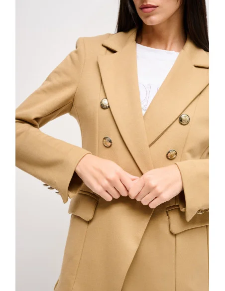 Veste en coton à double boutonnage Maryley
