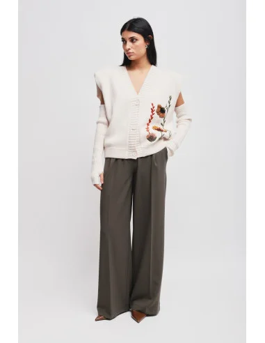 Gilet en tricot avec manches Maryley