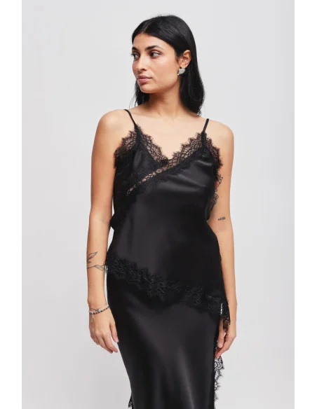Top In Raso Con Pizzo Maryley
